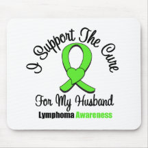 I Support The Cure For Husband Mouse Mats