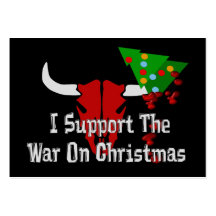 I Support War On Christmas Business Cards