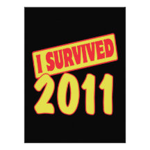 I SURVIVED 2011 CUSTOM INVITES