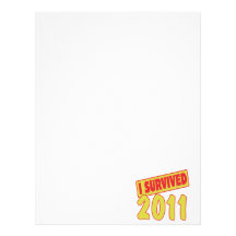 I SURVIVED 2011 LETTERHEAD TEMPLATE