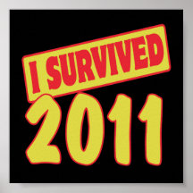 I SURVIVED 2011 PRINT