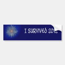 "I Survived 2012" Bumper Sticker.