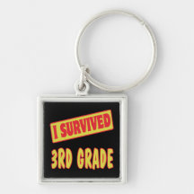 I SURVIVED 3RD GRADE KEY CHAINS
