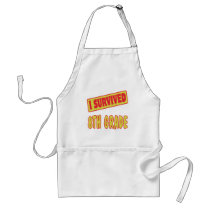 I SURVIVED 8TH GRADE APRON