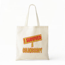 I SURVIVED A COLONOSCOPY CANVAS BAGS