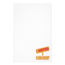 I SURVIVED A DINGLEBERRY CUSTOMIZED STATIONERY