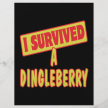 I SURVIVED A DINGLEBERRY FULL COLOR FLYER