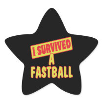 I SURVIVED A FASTBALL STICKERS