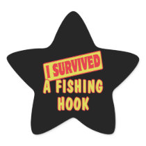 I SURVIVED A FISHING HOOK STICKERS