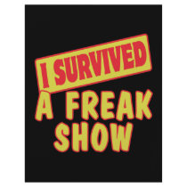 I SURVIVED A FREAK SHOW FULL COLOUR FLYER
