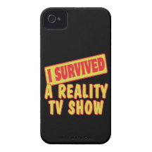 I SURVIVED A REALITY TV SHOW Case-Mate iPhone 4 CASES