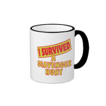 I SURVIVED A SCAVENGER HUNT MUG
