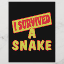 I SURVIVED A SNAKE FLYERS