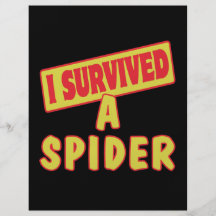 I SURVIVED A SPIDER FULL COLOUR FLYER
