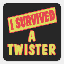 I SURVIVED A TWISTER STICKERS