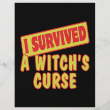 I SURVIVED A WITCHS CURSE CUSTOM FLYER