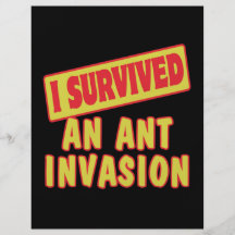 I SURVIVED AN ANT INVASION CUSTOM FLYER