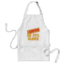 I SURVIVED AN EVIL CLOWN APRONS
