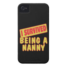 I SURVIVED BEING A NANNY iPhone 4 CASE