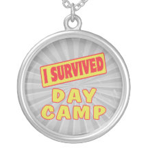 I SURVIVED DAY CAMP PERSONALIZED NECKLACE