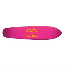 I Survived Depression - Have Hope - Inspire Faith Skate Decks