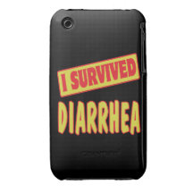 I SURVIVED DIARRHEA iPhone 3 CASE