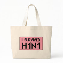 I Survived H1N1 Canvas Bag