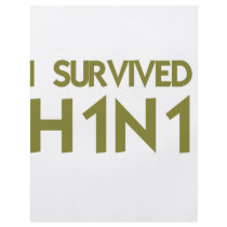I Survived H1N1 Flyer Design