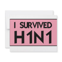I Survived H1N1 Invite