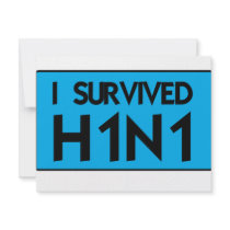 I Survived H1N1 Personalized Invitation