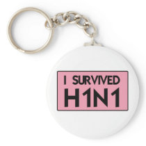 I Survived H1N1 Keychains