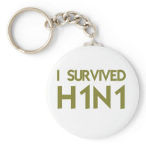 I Survived H1N1 Key Chains