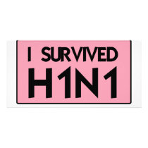 I Survived H1N1 Photo Card Template
