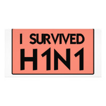 I Survived H1N1 Photo Card Template