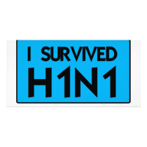 I Survived H1N1 Custom Photo Card