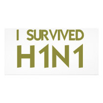 I Survived H1N1 Custom Photo Card