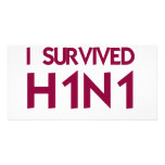 I Survived H1N1 photo cards