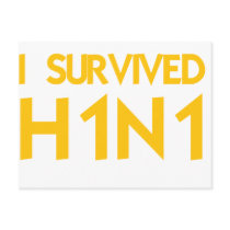 I Survived H1N1 Postcards