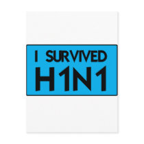 I Survived H1N1 Post Cards
