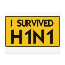 I Survived H1N1 Post Cards