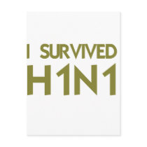 I Survived H1N1 Post Cards