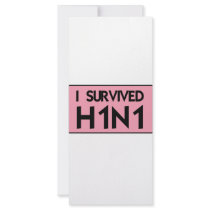 I Survived H1N1 Rack Card