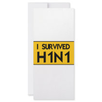 I Survived H1N1 Rack Card