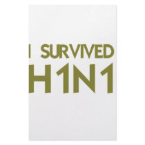 I Survived H1N1 Stationery Design