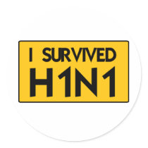 I Survived H1N1 Stickers