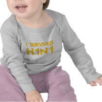 I Survived H1N1 Tshirts