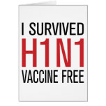 I Survived H1N1 Vaccine Free Card