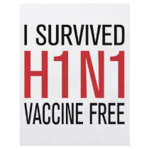 I Survived H1N1 Vaccine Free Flyer Design