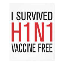 I Survived H1N1 Vaccine Free Personalized Letterhead