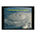 I survived Huricanne Sandy ! Card